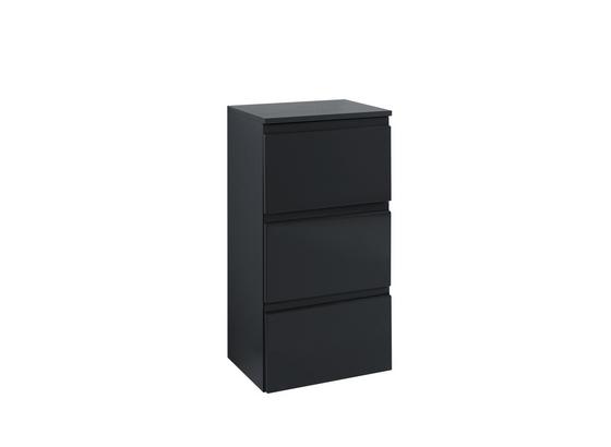 Unterschrank mit Soft-Close Cardiff B: 40cm Graphit - Graphitfarben/Grau, Design, Holzwerkstoff (40/79/35cm) Unterschrank mit Soft-Close Cardiff B: 40cm Graphit - Graphitfarben/Grau, Design, Holzwerkstoff (40/79/35cm)