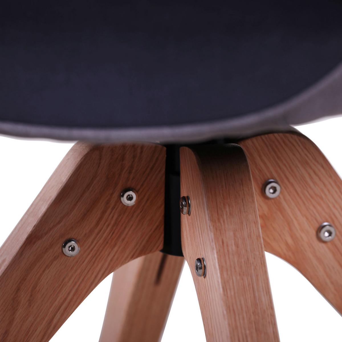 Sessel Tyson - Eichefarben/Dunkelgrau, MODERN, Textil (59/87/63cm) - Livetastic