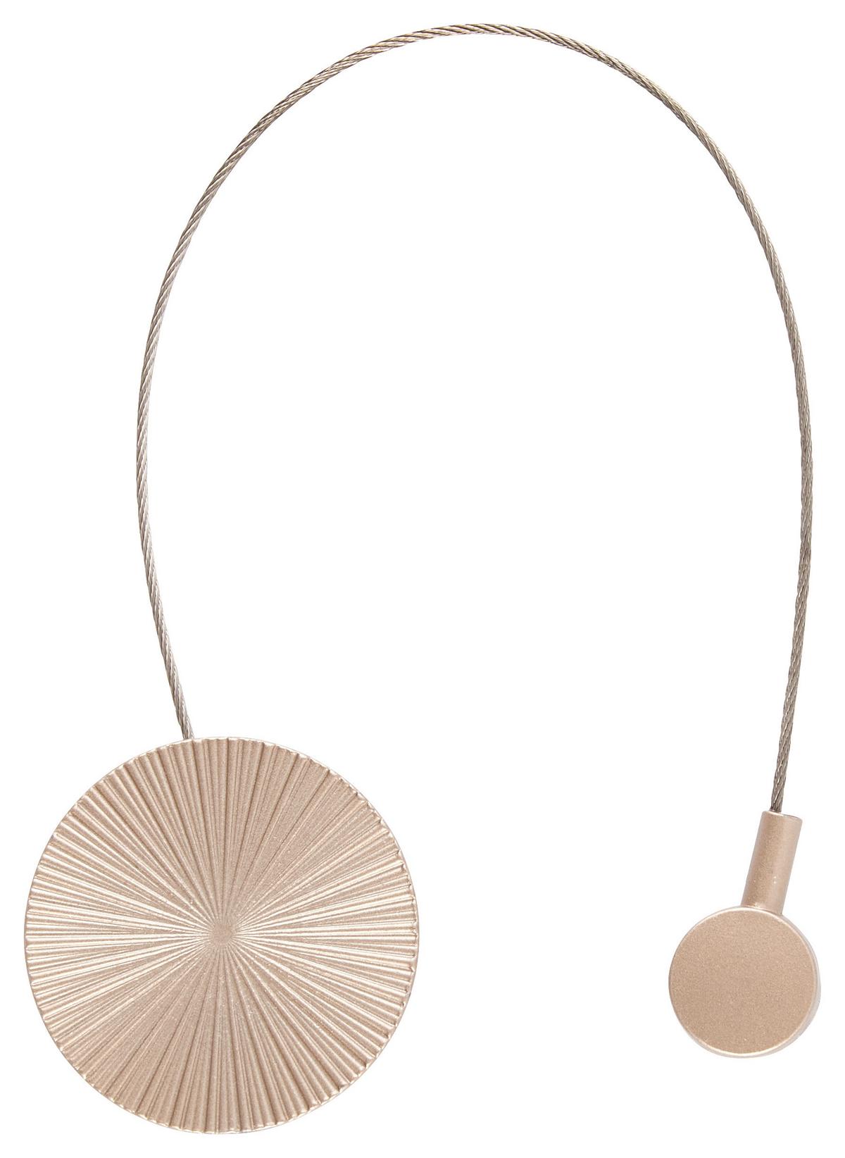 ŘASÍCÍ SPONA ROCCO - barvy niklu, Romantický / Rustikální, kov (4cm) - Modern Living