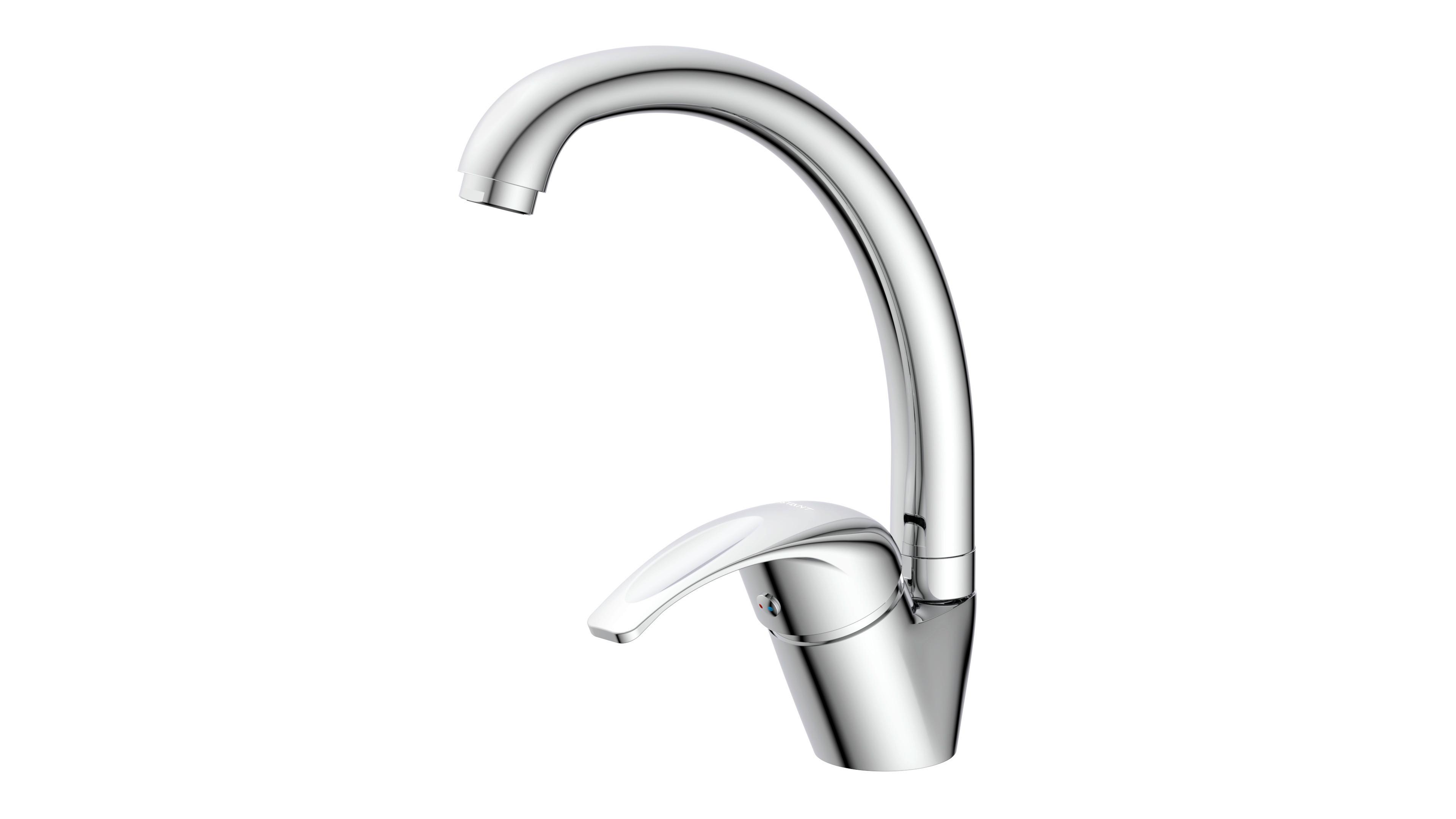 Konyhai Csaptelep Sistant Prag - krómszínű, Basics, fém (4,5/24/23cm) - Sistant