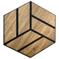 Akustikpaneel Wien B: 34,5 cm Artisan Eiche Dekor/Schwarz - Eiche Artisan, MODERN, Kunststoff (34,5/30/0,09cm)