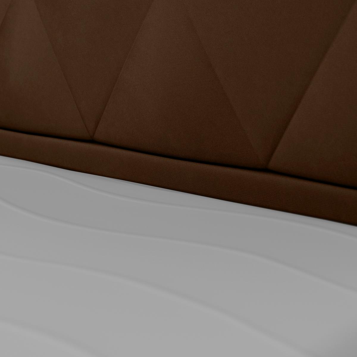 Boxspringbett mit Bettkasten Porto 180x200 cm Braun - Schwarz/Braun, MODERN, Holz/Textil (180/200cm) - MID.YOU