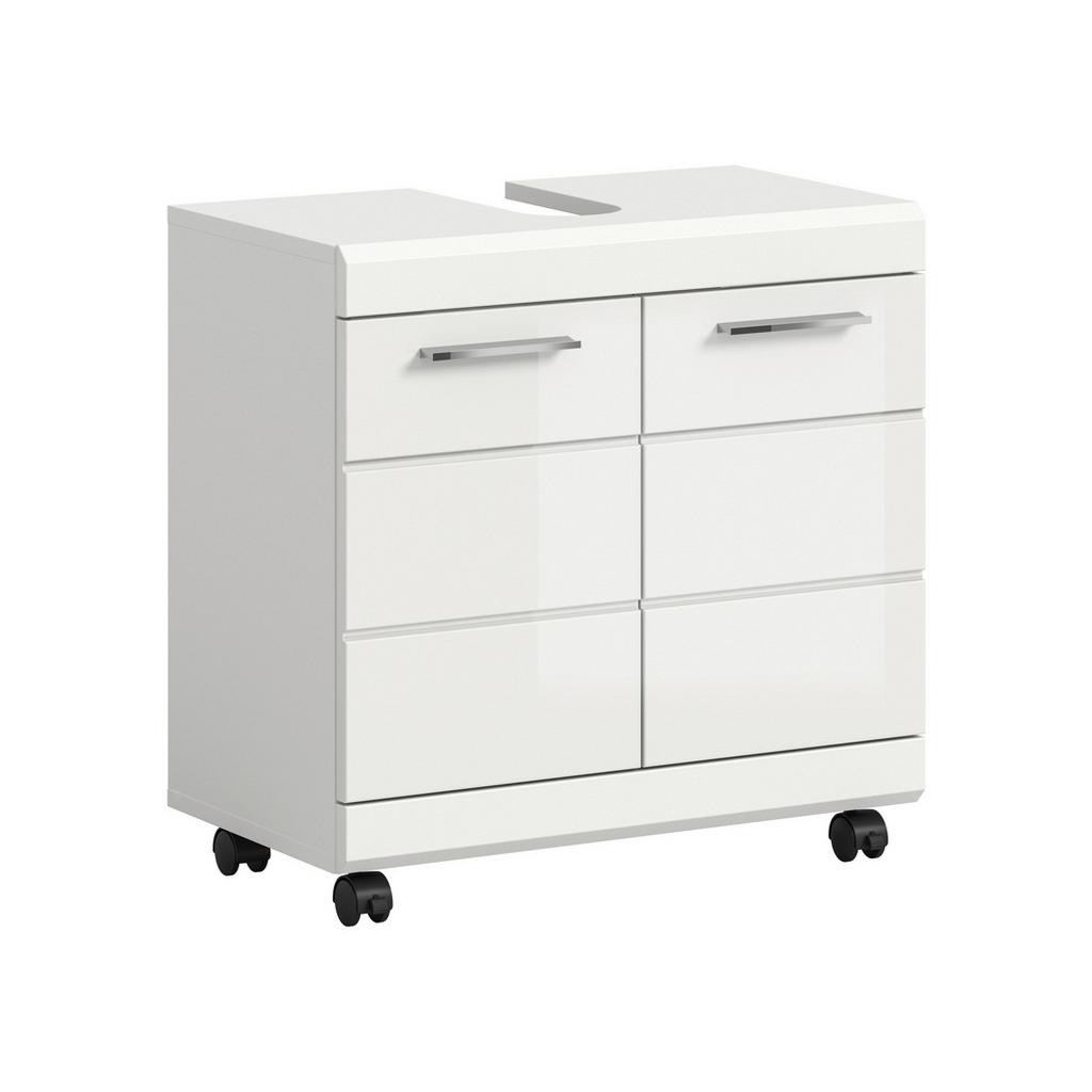 WASCHBECKENUNTERSCHRANK Scout Weiß/Weiß HG B: 60cm