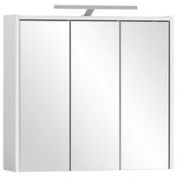 Spiegelschrank Dex Sps 650 - Weiß, MODERN, Glas/Holzwerkstoff (65,0/64,0/16,0cm) - MID.YOU