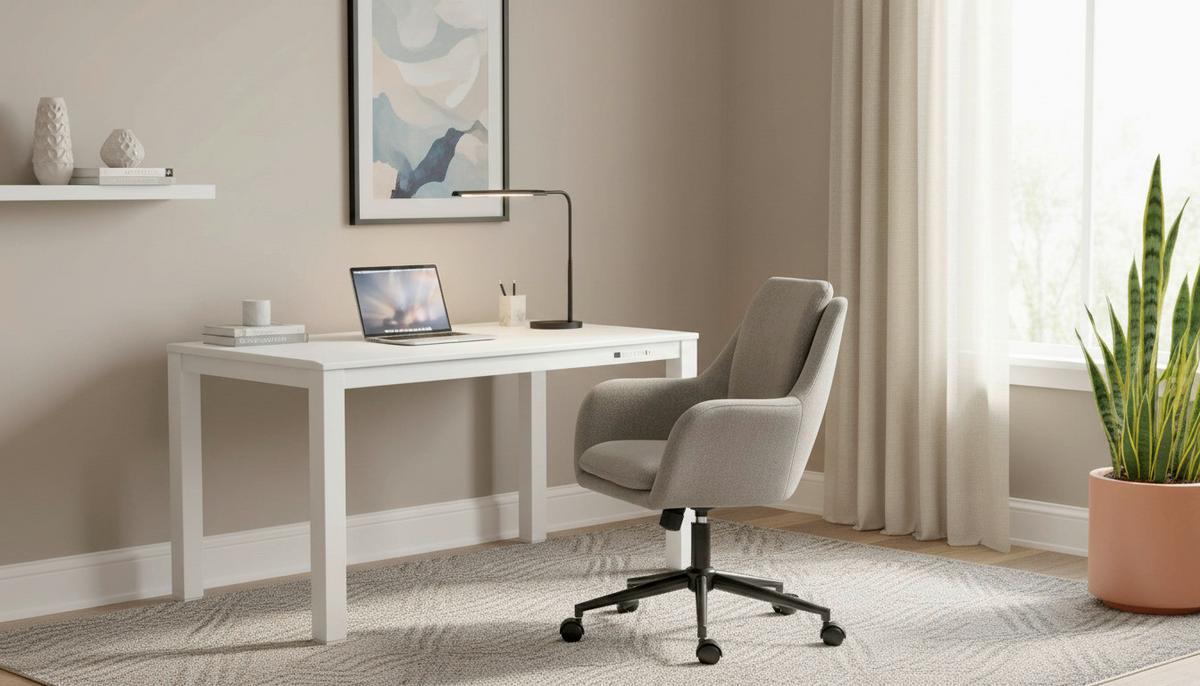 Drehstuhl Amalfi Grau B: 58 cm - Schwarz/Grau, MODERN, Kunststoff/Textil (58/91-99/71cm) - MID.YOU