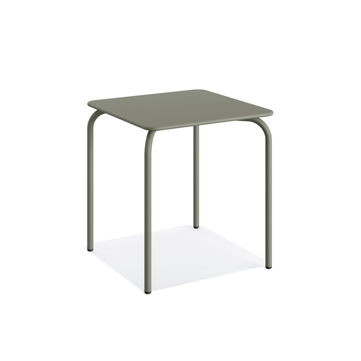 Balkontisch Olly Terrassentisch - Grün, Basics, Metall (70/70/73cm)