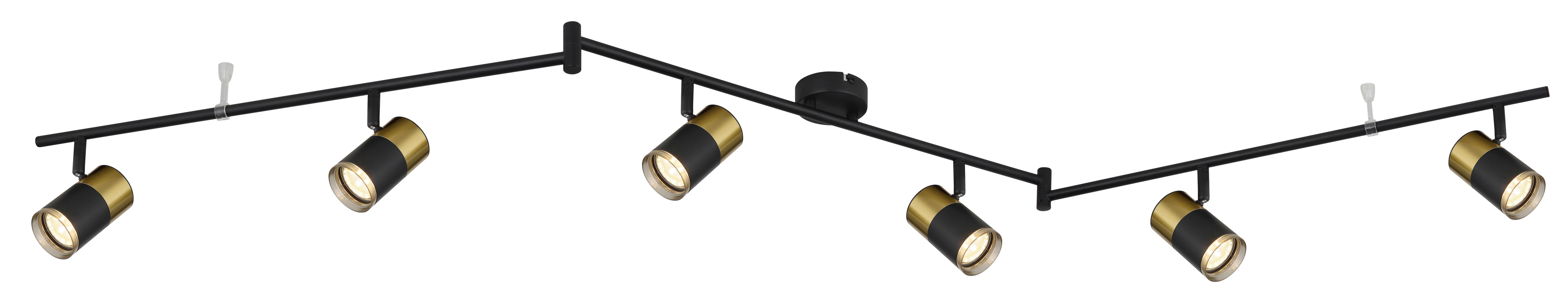 Strahler 57850-6 - Dunkelgrau/Schwarz, Basics, Kunststoff/Metall (180cm) - Globo