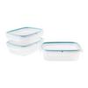 Sada krabiček na potraviny objem 0,6L - průhledné, Konvenční, plast (18,4/14/8cm) - Mömax
