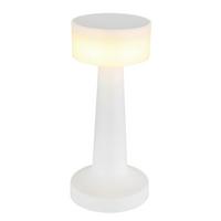 Akku-tischleuchte 58447w - Weiß, Basics, Kunststoff (9,5/21,5cm) - Globo