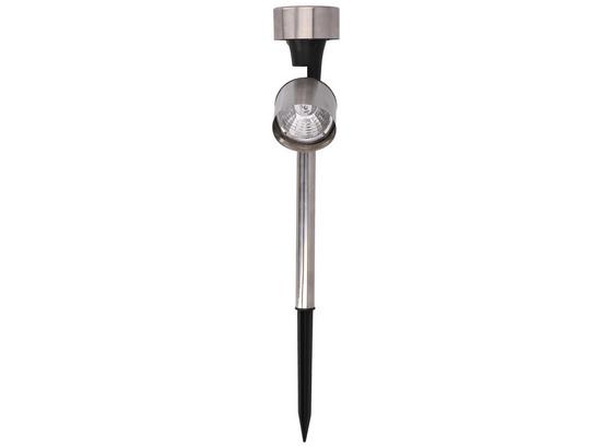 LED-Solarleuchte Outdoor Ø 5,5 cm - Edelstahlfarben, MODERN, Metall (5,5/36,5cm) - Grundig LED-Solarleuchte Outdoor Ø 5,5 cm - Edelstahlfarben, MODERN, Metall (5,5/36,5cm) - Grundig