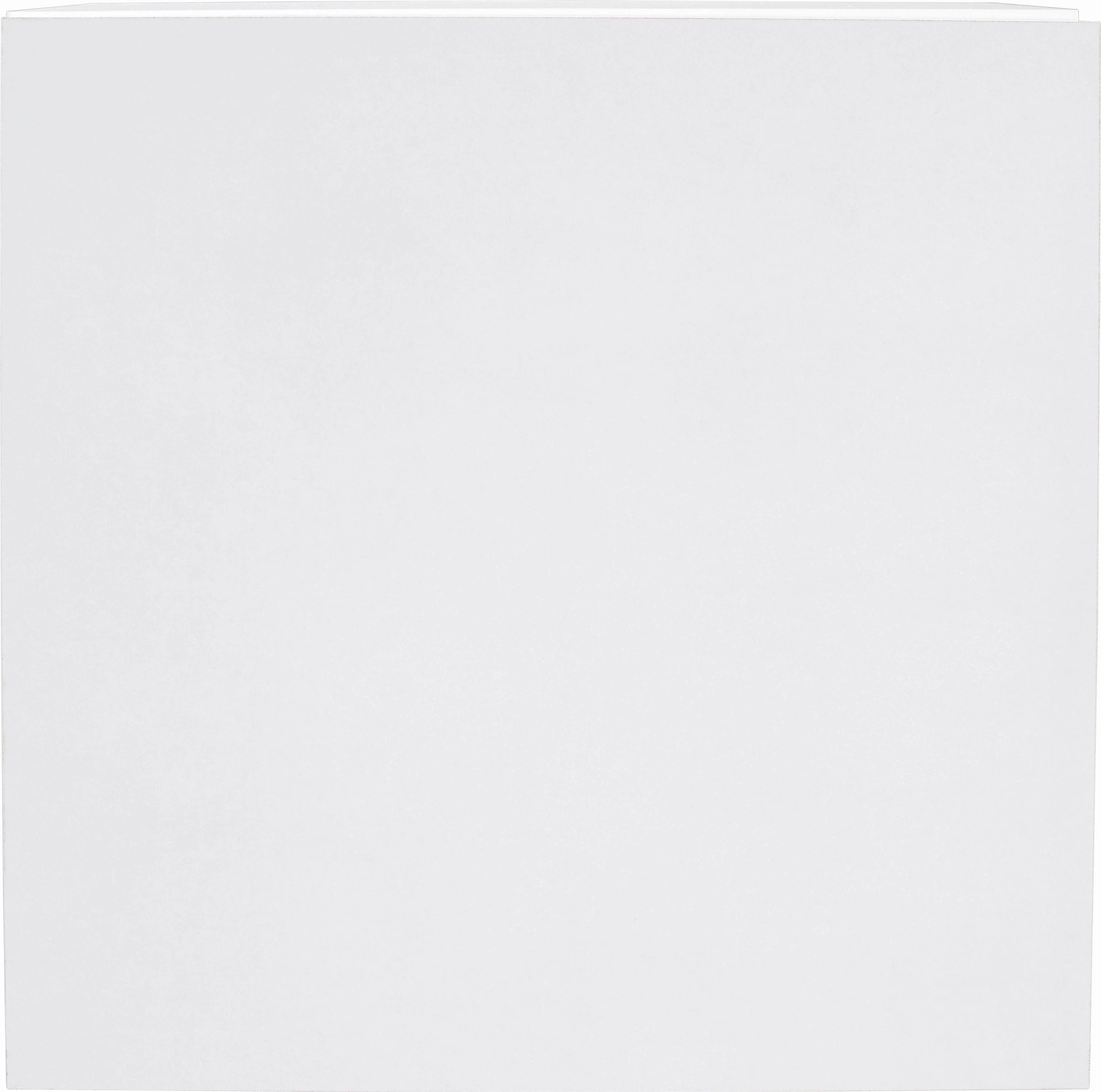 Hängeelement Geno B: 50 cm Weiß - Weiß, MODERN, Holzwerkstoff (50/51/28cm)