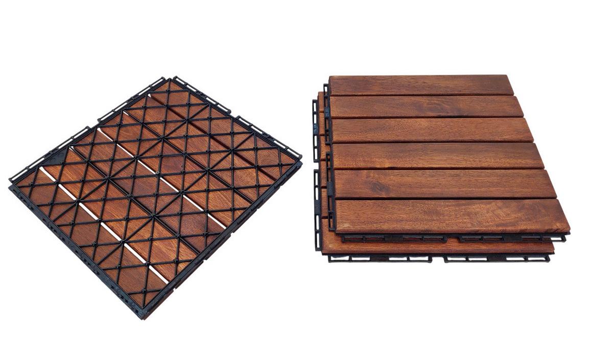 TERRASSENFLIESE PH-ACA-CTMO - Akaziefarben, Basics, Holz (30/30/2,4cm)