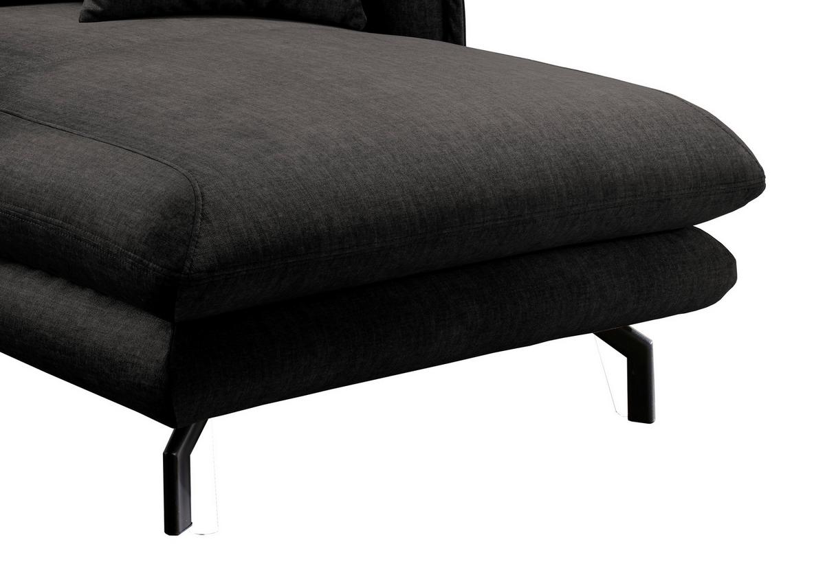 Xxxl-sessel Lava Anthrazit B: 111 Cm - Anthrazit/Schwarz, MODERN, Textil (111/101/167cm) - Livetastic