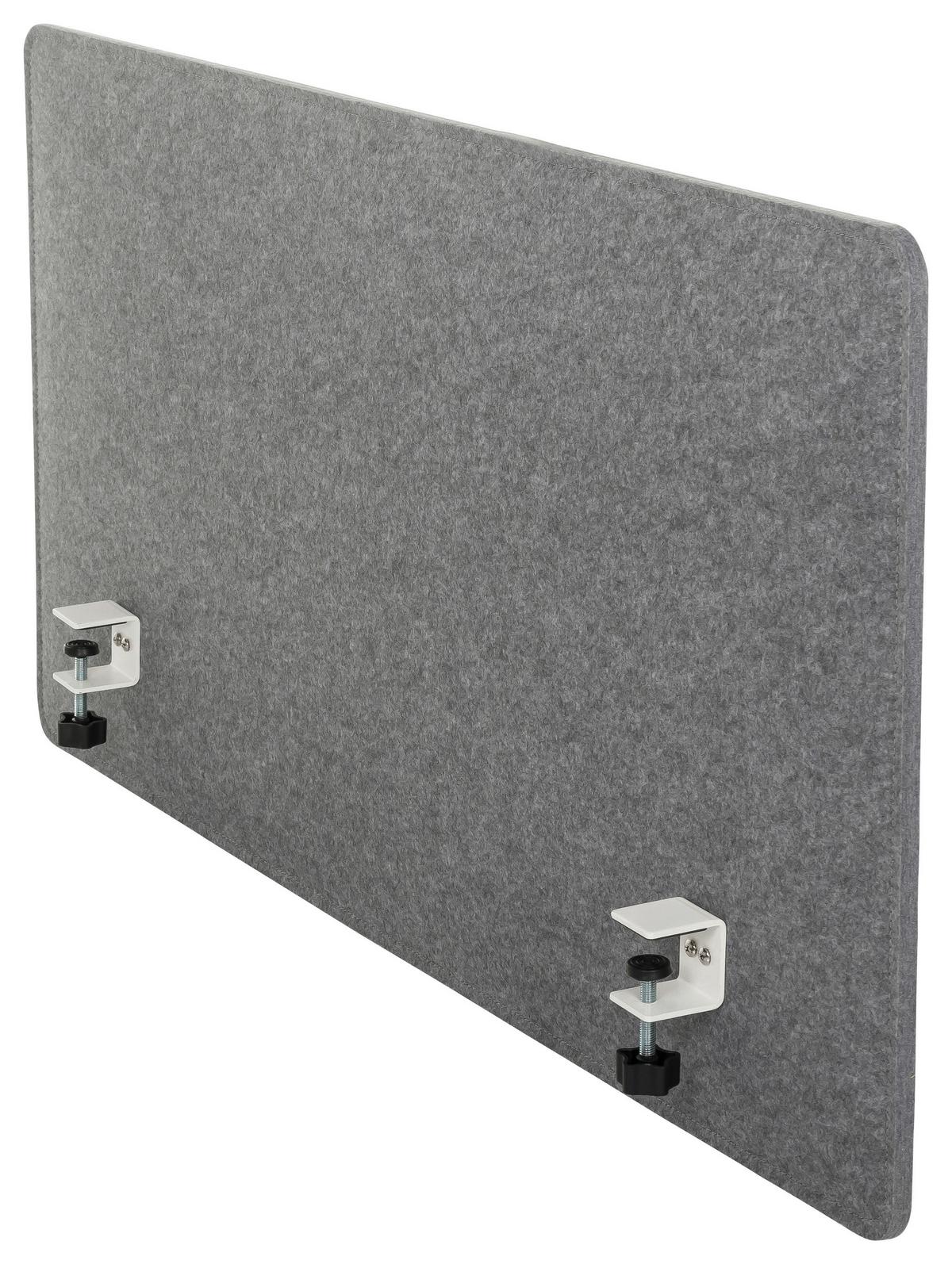 Trennwand Flexmiut 3D - Grau, Basics, Kunststoff/Textil (120/60/1cm) - MID.YOU