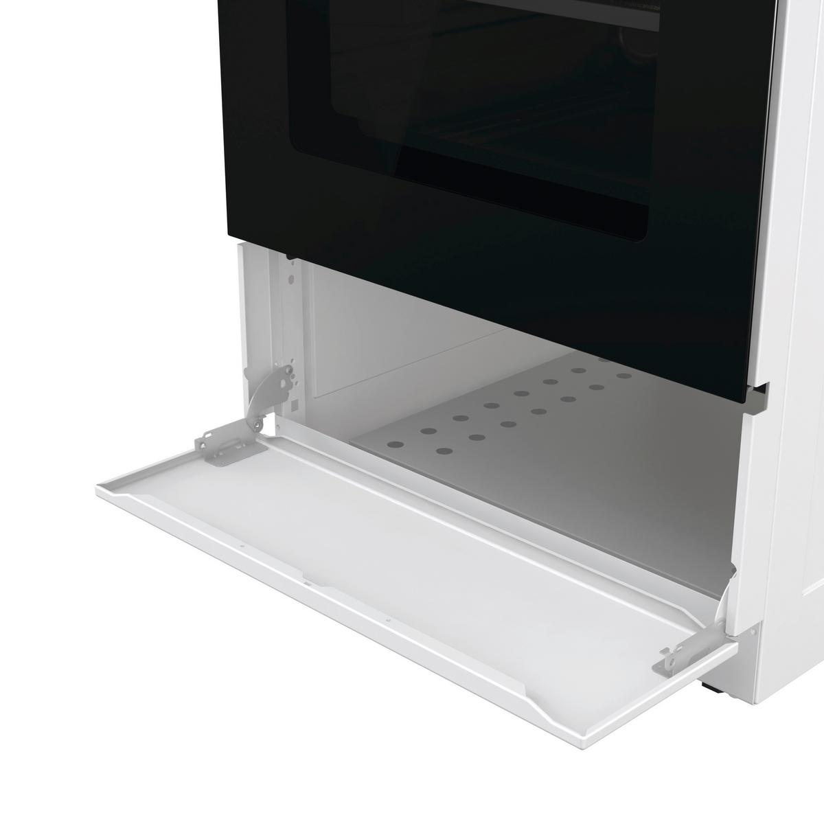 Herd Gg5a14wj - Weiß, Trend, Glas/Kunststoff (50/85/60cm) - Gorenje