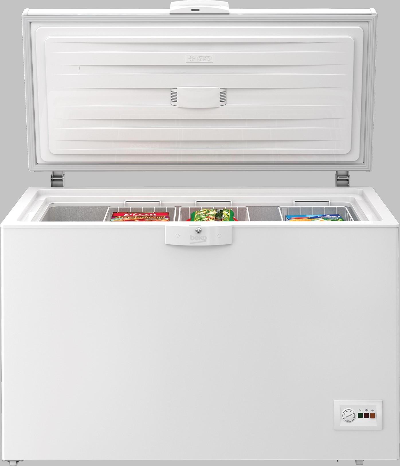 Gefriertruhe HSA 2954 0n Weiß BxH: 129x86 cm 284 L - Weiß, Basics (129/86/67,5cm) - Beko