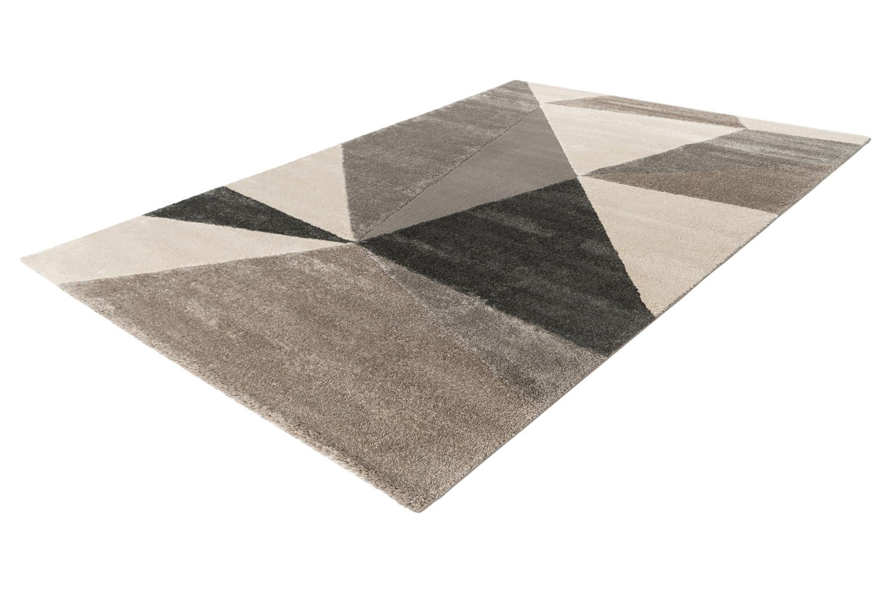 Hochflorteppich My Canyon 974 - Grau, Basics, Textil (80/150cm) - Obsession