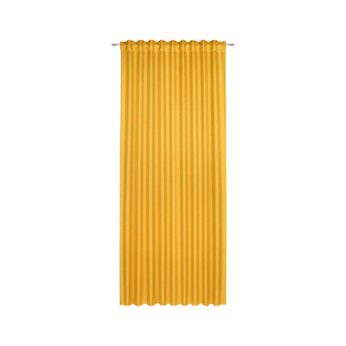 HOTOVÝ ZÁVĚS ANDI 2 KS/BAL. - žlutá, Konvenční, textil (140/245cm) - Modern Living