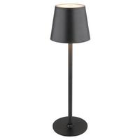 Akku-Tischleuchte Kana - Schwarz, MODERN, Kunststoff/Metall (11/11/35,5cm) - Luca Bessoni