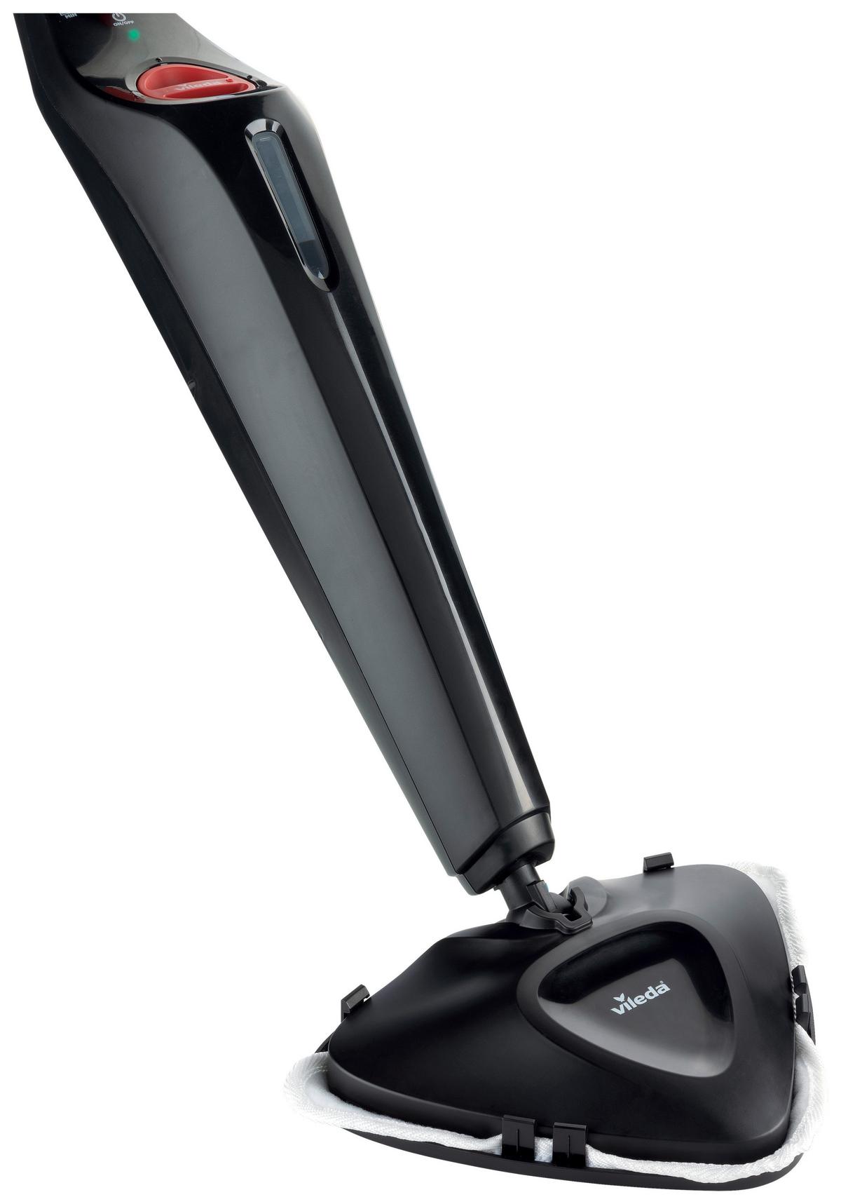 Bodenwischer Vileda Steam Plus - Schwarz, Basics, Textil (25,6/14,7/68,7cm) - Vileda