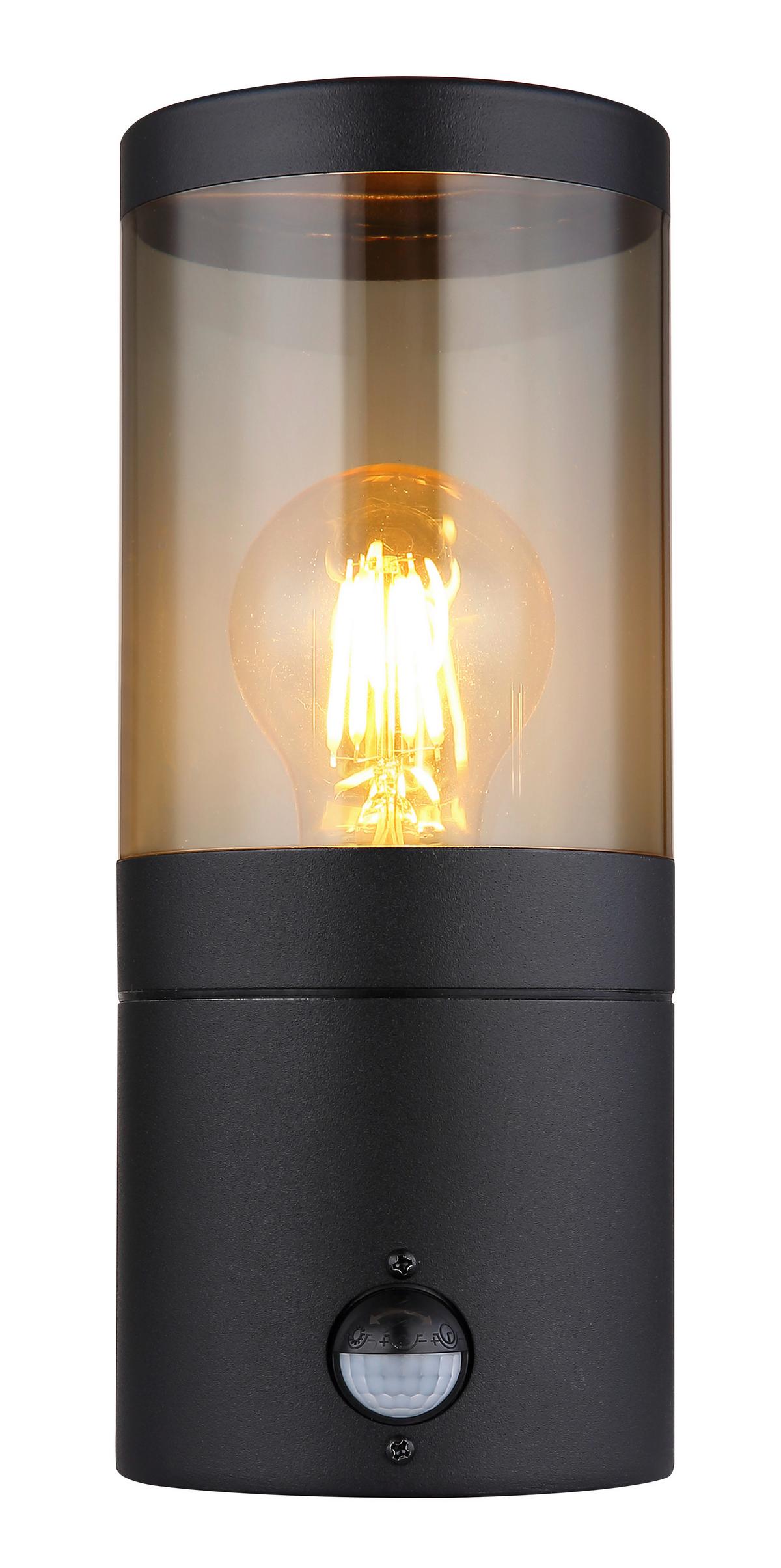 Außenleuchte 32014bss - Schwarz, Basics, Kunststoff/Metall (10,2/17/24,5cm) - Globo
