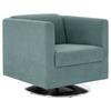 Designsessel Looks I - Chromfarben/Petrol, Design, Textil (72/71/75cm) - LOOKS by W.Joop