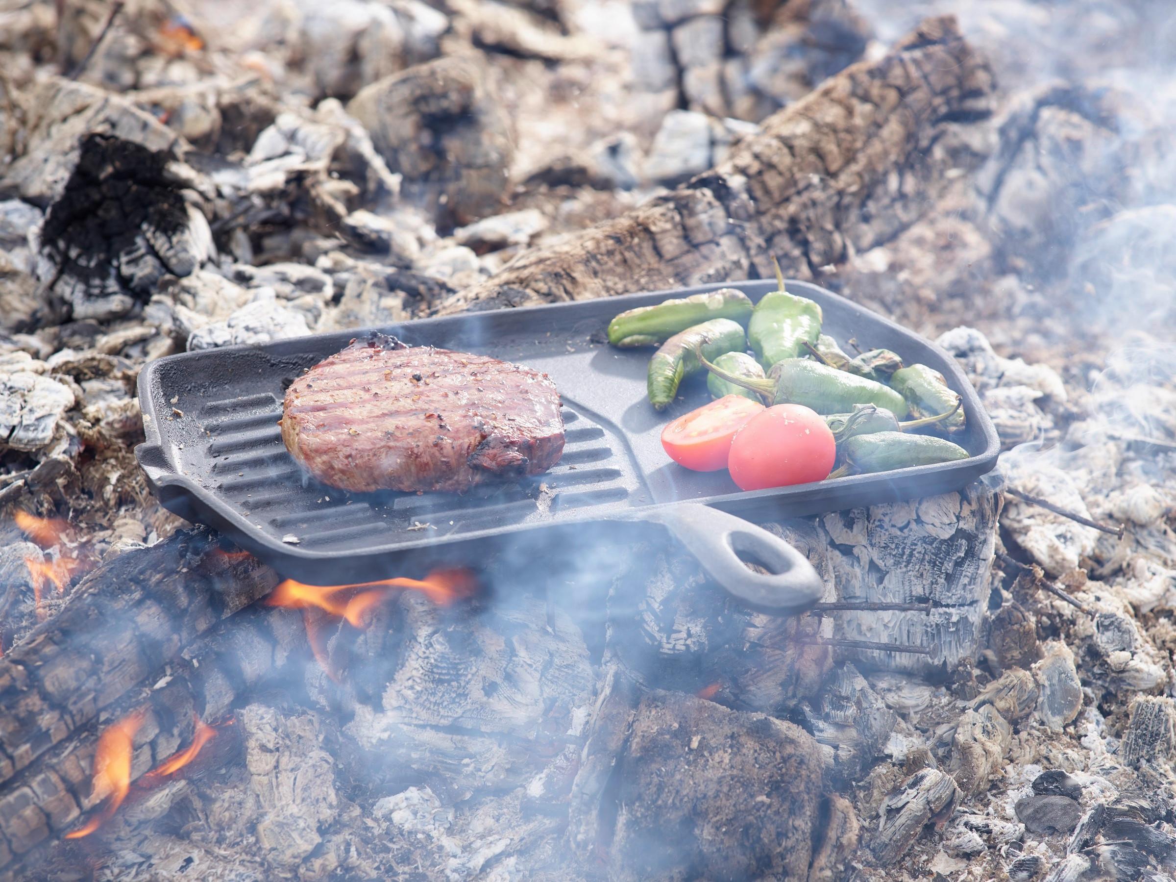 Grillpfanne Ew-Ge-1245 - Schwarz, Basics, Metall (34/30,5/2cm) - Echtwerk