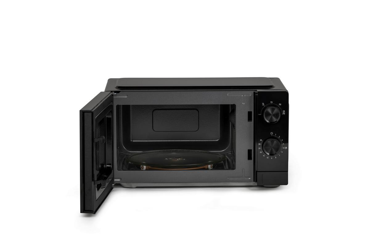 MIKROWELLE 20 Liter, 700W - Schwarz, Basics, Glas/Kunststoff (44,6/24,2/35,2cm) - Gorenje