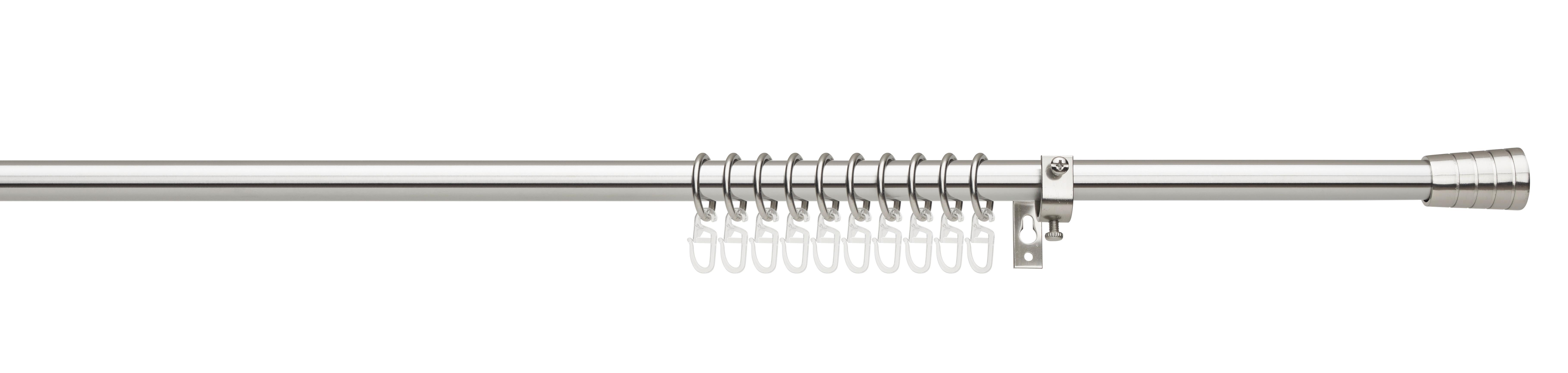 OKRÚHLA TYČ S PRÍSLUŠENSTVOM CAP - chrómová, kov/plast (130-240cm) - Modern Living