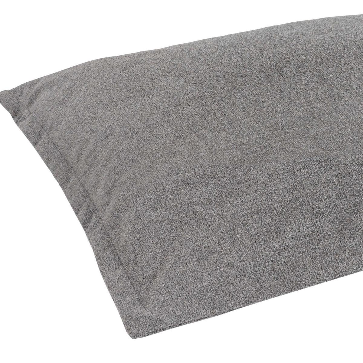 Sitzsack B52 Xl Grau Indoor, Rechteckig, Styropor-Füllung - Grau, MODERN, Textil (130/40/170cm) - Ondega