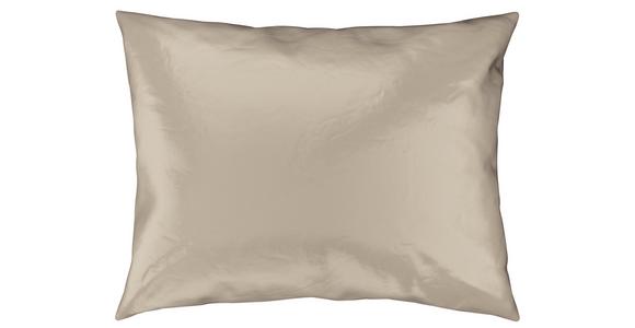 Satin-Bettwäsche 140x200 cm Melissa Taupe/Beige - Taupe/Beige, MODERN, Textil - Luca Bessoni