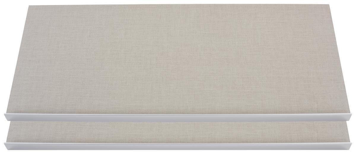 Schuhablage Universal B: 88 cm Texline 2er-Set - Grau, Holzwerkstoff (88/16/37cm)