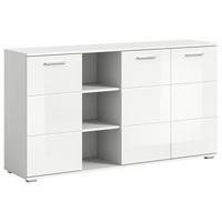 Kommode Prego - Weiß Hochglanz, Design, Holzwerkstoff (150/83/37cm) - MID.YOU