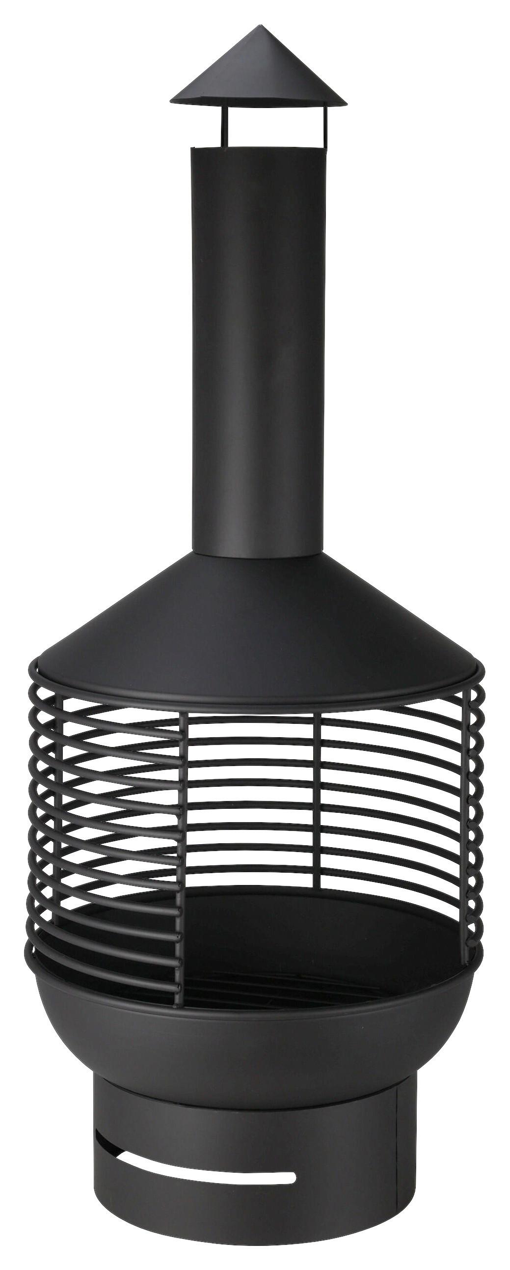 Kaminofen Bernhard - Schwarz, Basics, Metall (41,00/105,00cm)