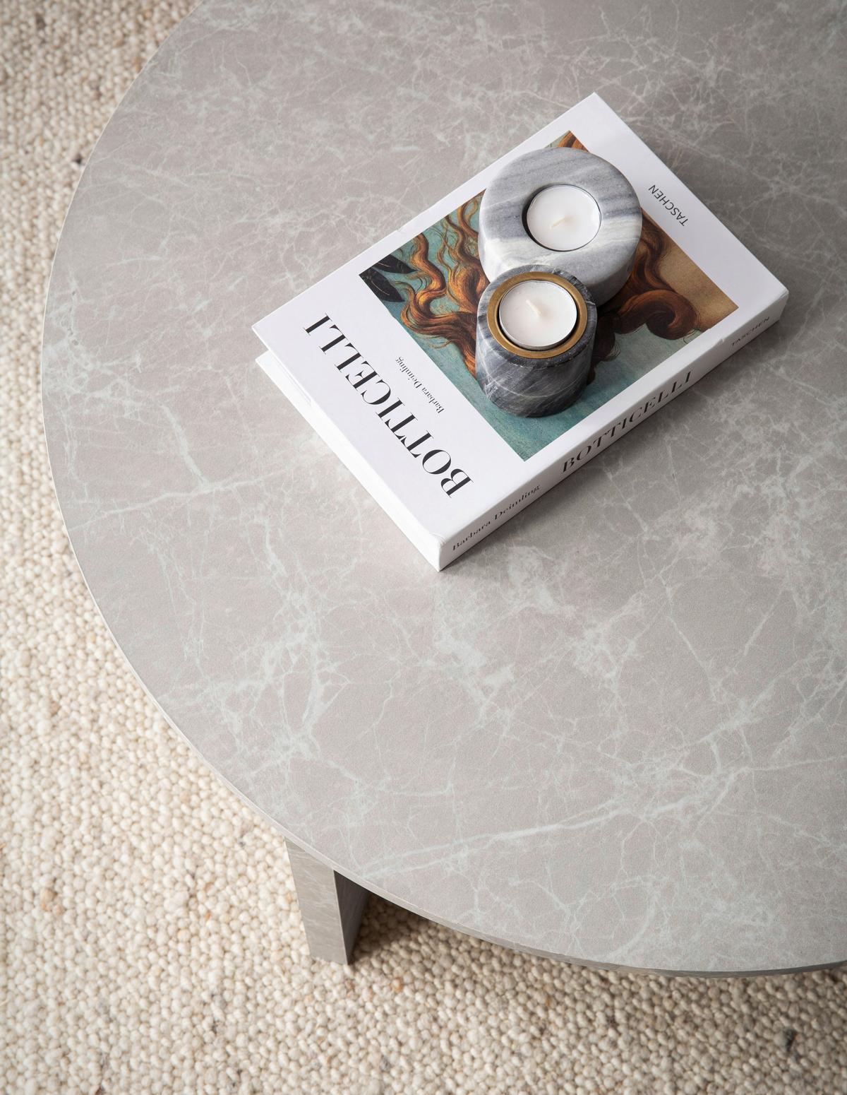 Couchtisch Sandfarben L: 70 Cm - Sandfarben, Design, Holzwerkstoff (70/70/33cm) - Livetastic