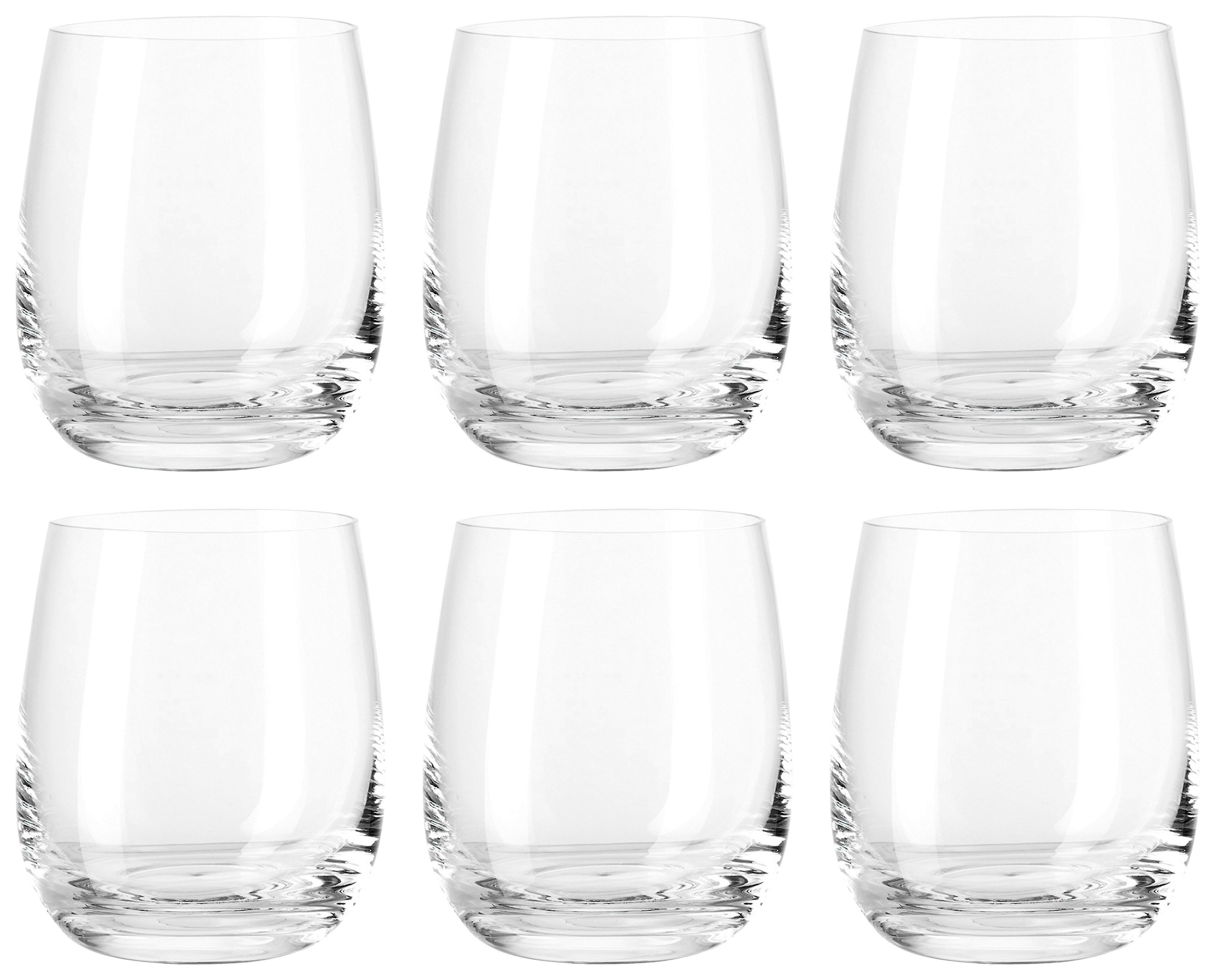 Gläserset Transparent B: 8,40 cm - Transparent, KONVENTIONELL, Glas (8,40/9,40/8,40cm) - Leonardo