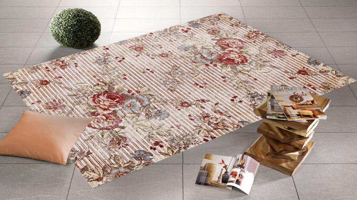 Webteppich Rainbow Rose Multicolor 70x140 cm - Multicolor, Basics, Textil (70/140cm) - Novel