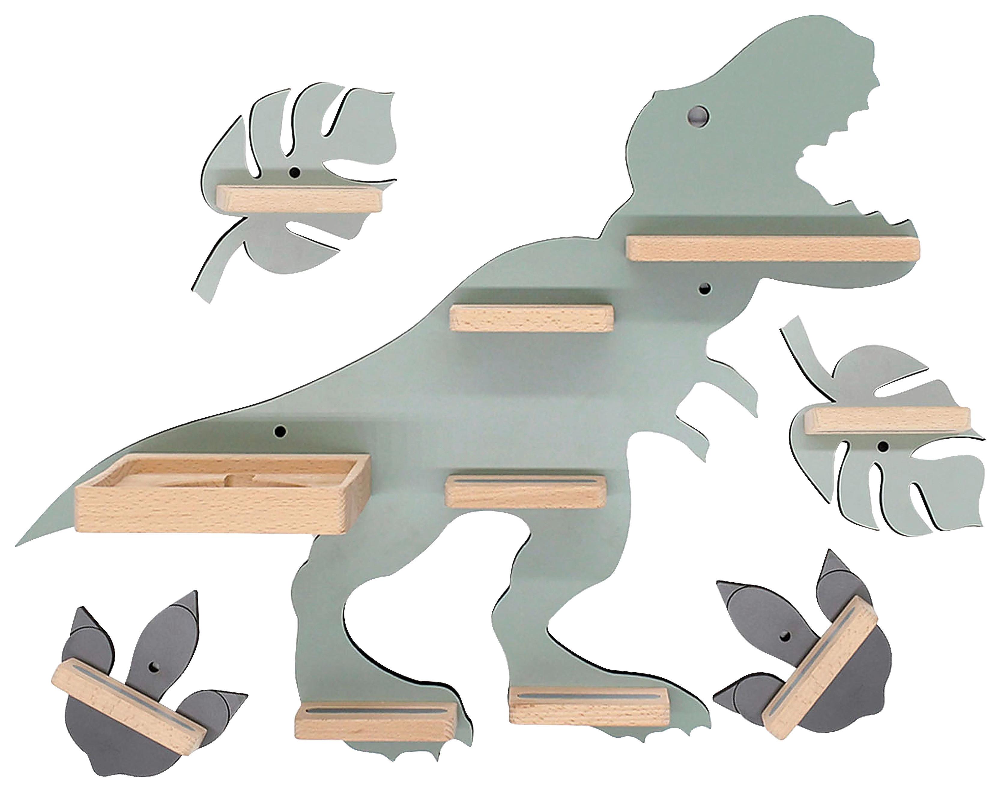 Kinderregal Boarti Grün B: 52 Cm - Grün, MODERN, Holzwerkstoff (52/44/19cm) - MID.YOU