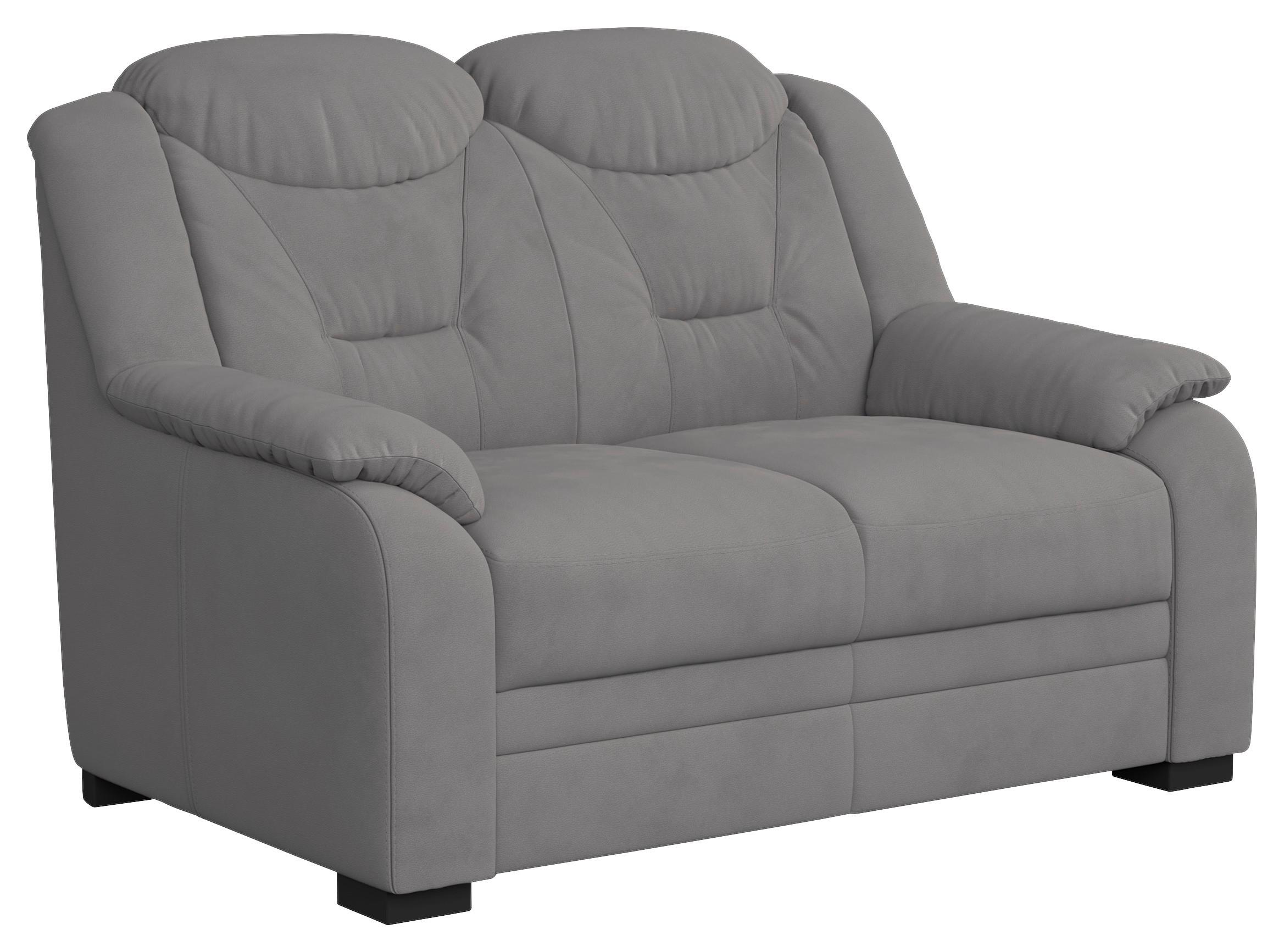 2-sitzer-sofa Marcus Sparta Hellgrau - Hellgrau/Schwarz, Basics, Textil (138/99/99cm) - MID.YOU