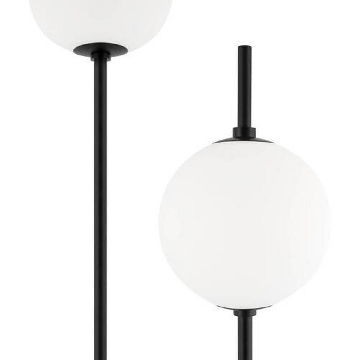 Stehleuchte The Sixth Sense - Schwarz/Weiß, Trend, Glas/Metall (44/32/150cm) - MAYTONI