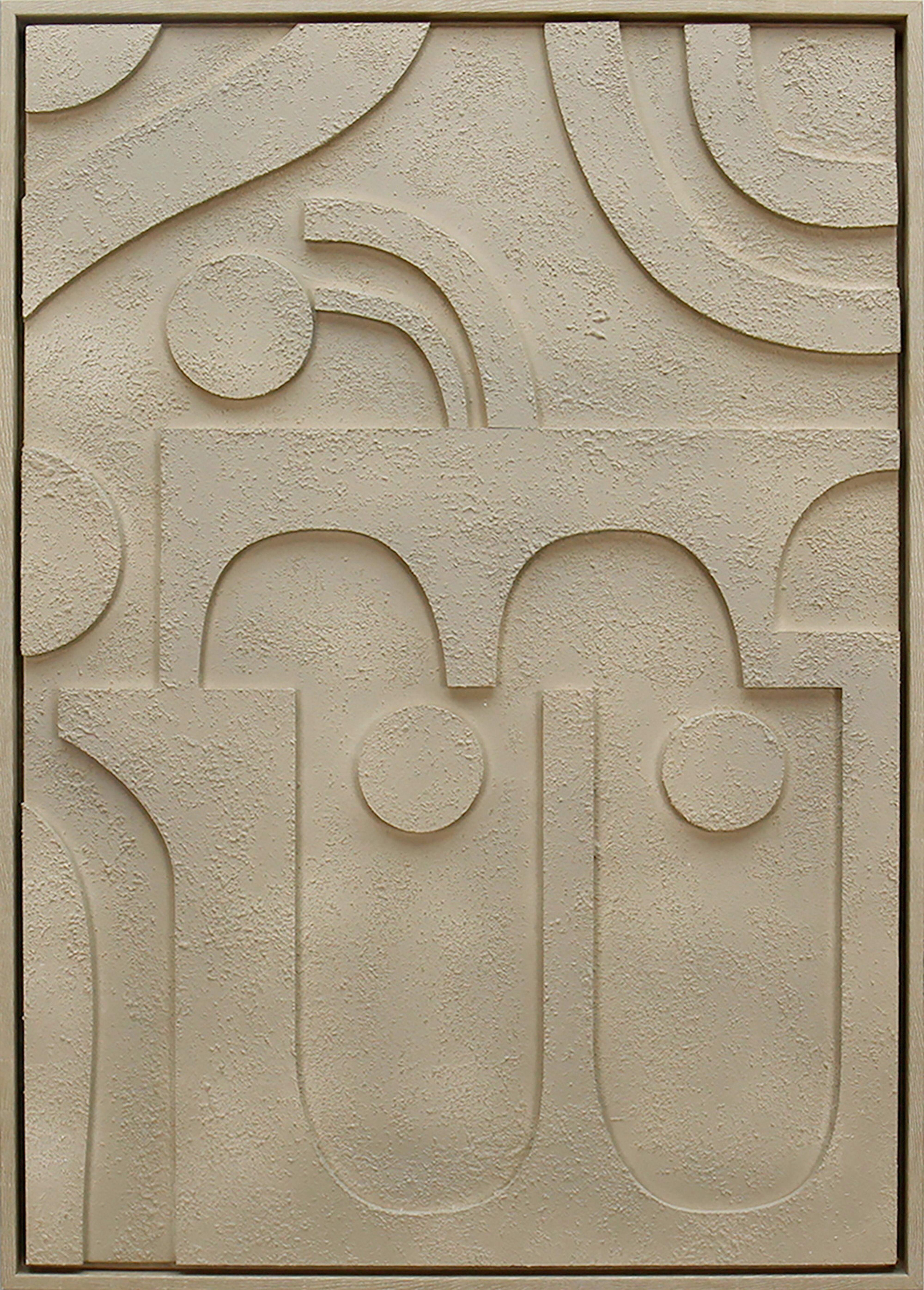 Obraz na plátně MIKE, 50x70x3cm - přírodní barvy/světle hnědá, Moderní, kompozitní dřevo/textil (50/70/3cm) - Mömax