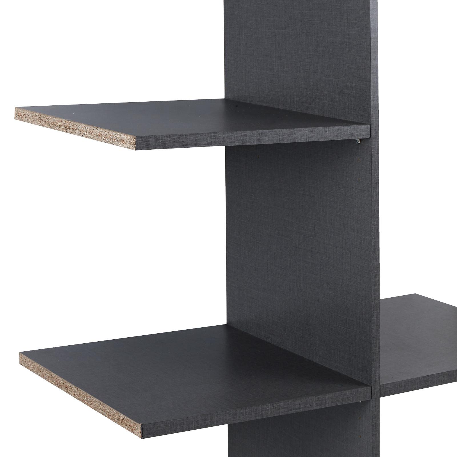 Belső Elosztás Tokio - sötétszürke, Basics, faalapú anyag (82,7/172,9/47,7cm)