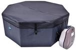 Whirlpools Metall/Kunststoff Netspa Ø 193 X H 73 cm - Schwarz, Basics, Kunststoff/Metall (193/73cm)