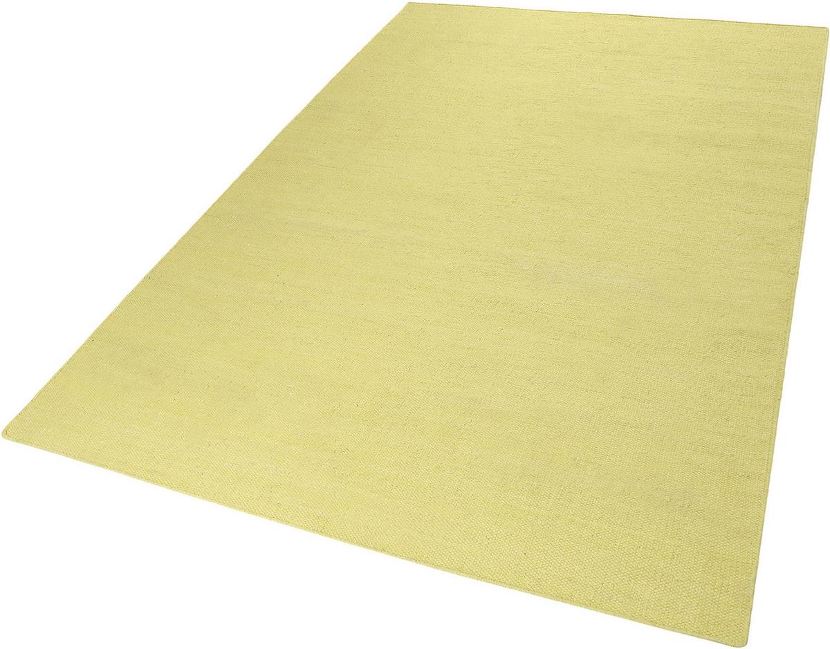 Handwebteppich Gelb Baumwolle Rainbow Kelim 130x190 Cm - Gelb, KONVENTIONELL, Textil (130/190cm) - Esprit