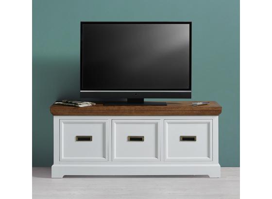 Tv Diel Melanie - biela/farby jaseňa, Moderný, kov/drevo (120/50/40cm) - Modern Living Tv Diel Melanie - biela/farby jaseňa, Moderný, kov/drevo (120/50/40cm) - Modern Living
