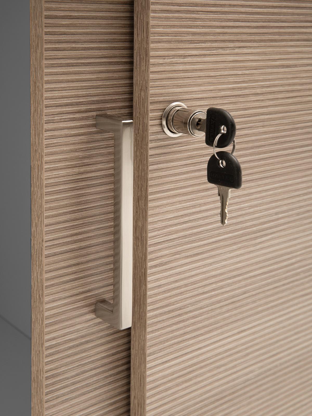 AKTENSCHRANK Metz Anthrazit/Beige B: 80,1cm - Beige/Anthrazit, MODERN, Holzwerkstoff (80,1/113,4/38,2cm) - MID.YOU