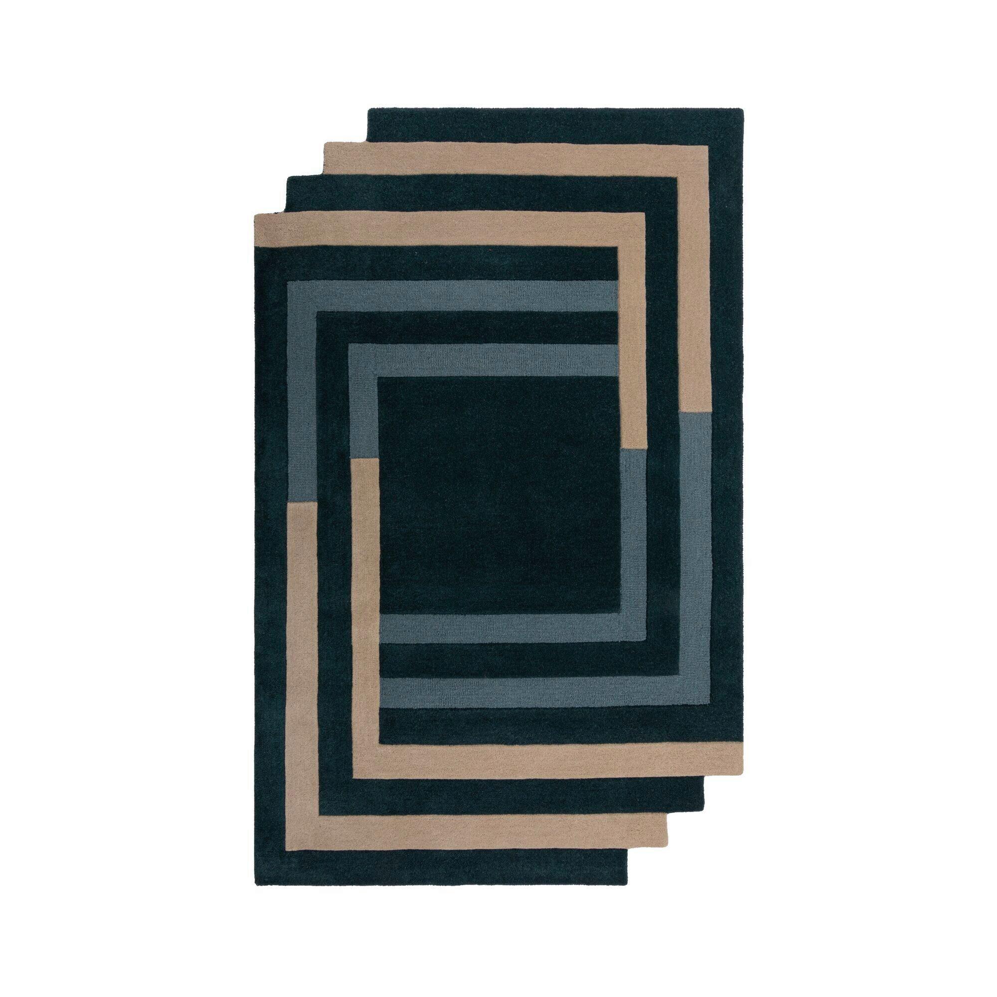 Wollteppich Labyrinth