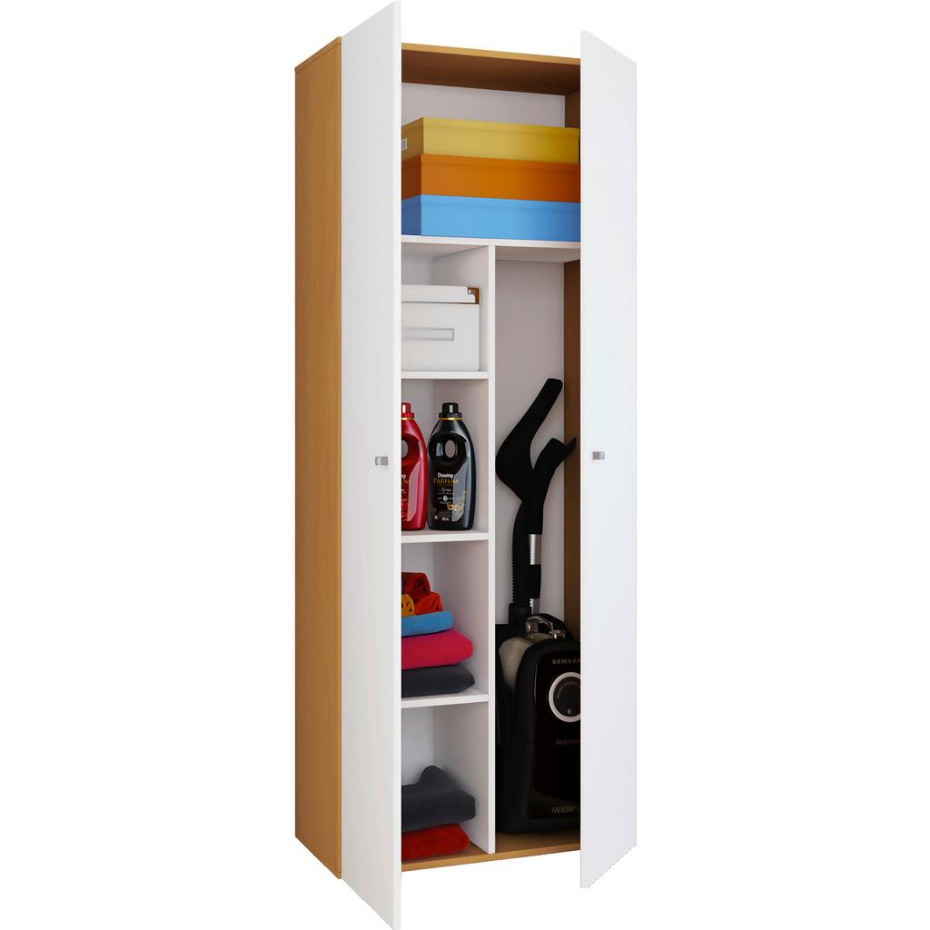 Mehrzweckschrank Vandol Braun/Weiß/Buche Dekor B: 70cm