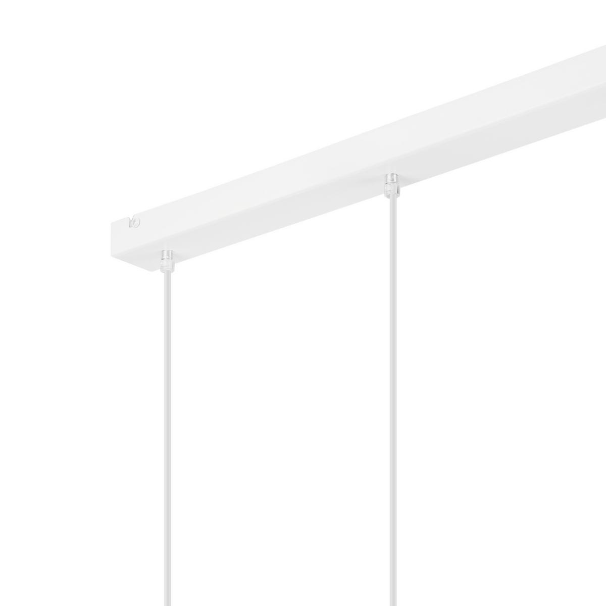 Hängeleuchte 42107 Nico White - Weiß Hochglanz, Basics, Metall (70/8/80cm)