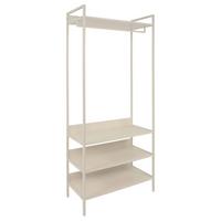 Garderobe Dhaka Kaschmir B: 84 cm - Kaschmir, MODERN, Holzwerkstoff/Metall (84/190/40cm)